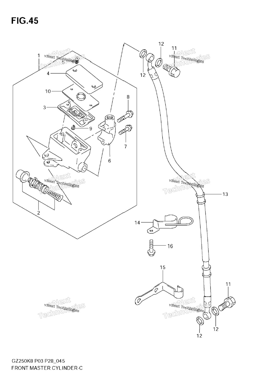 Front Master Cylinder