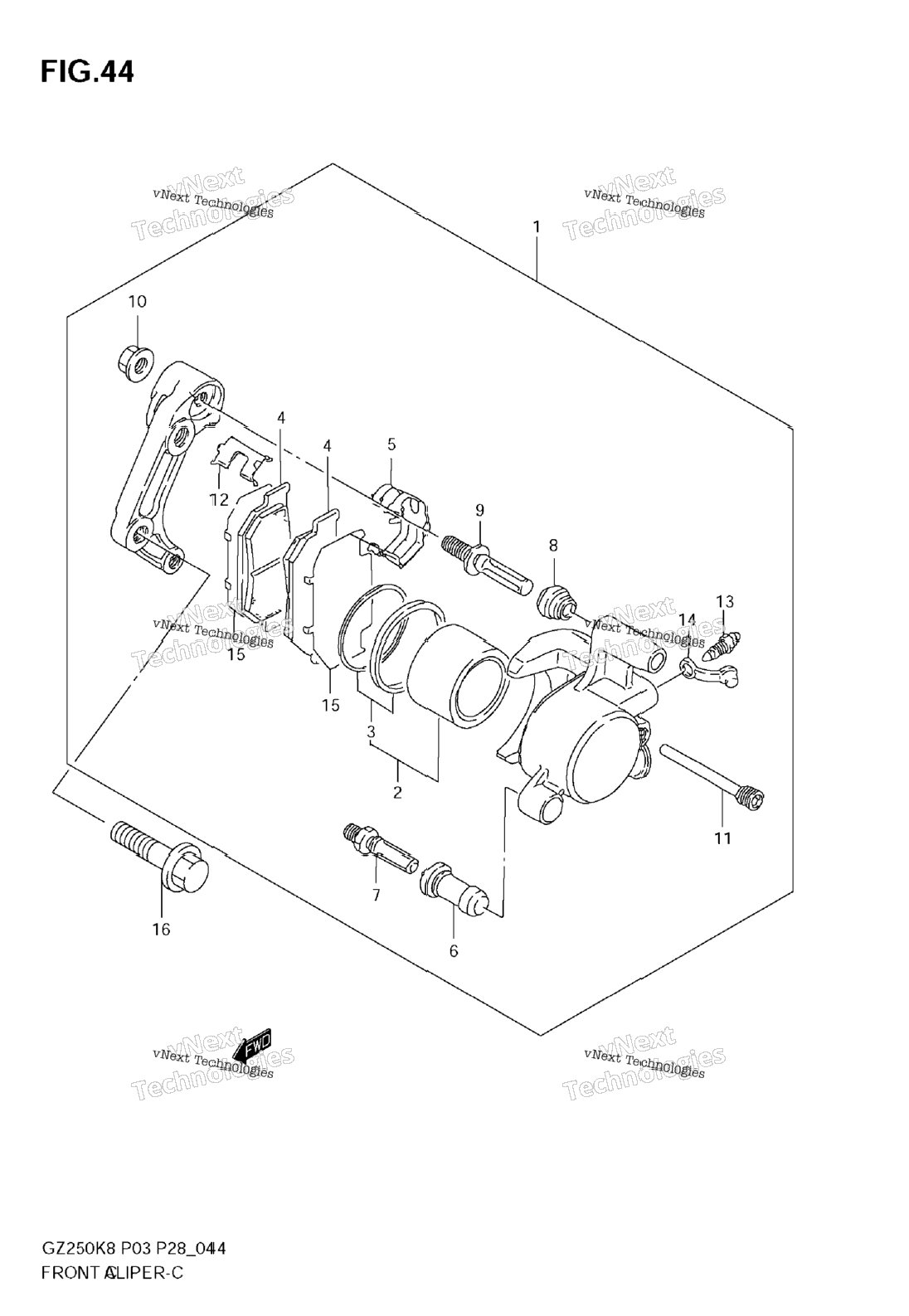 Нажмите для увеличения Front Caliper