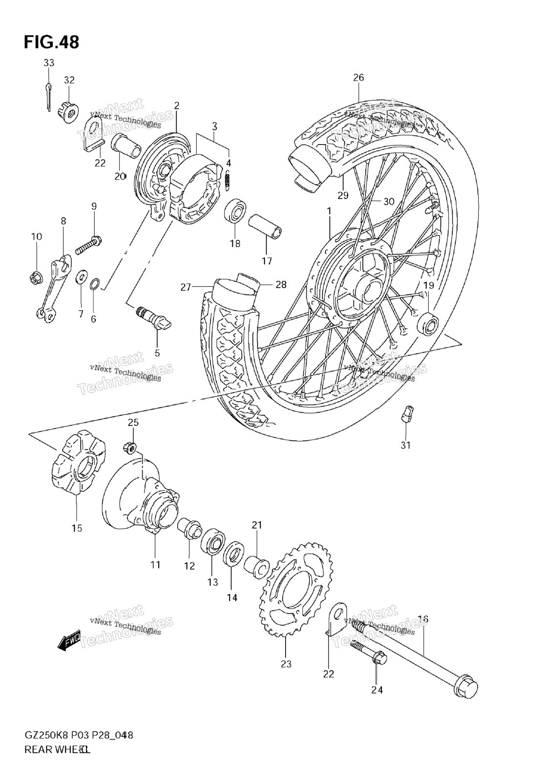 Нажмите для увеличения Rear Wheel