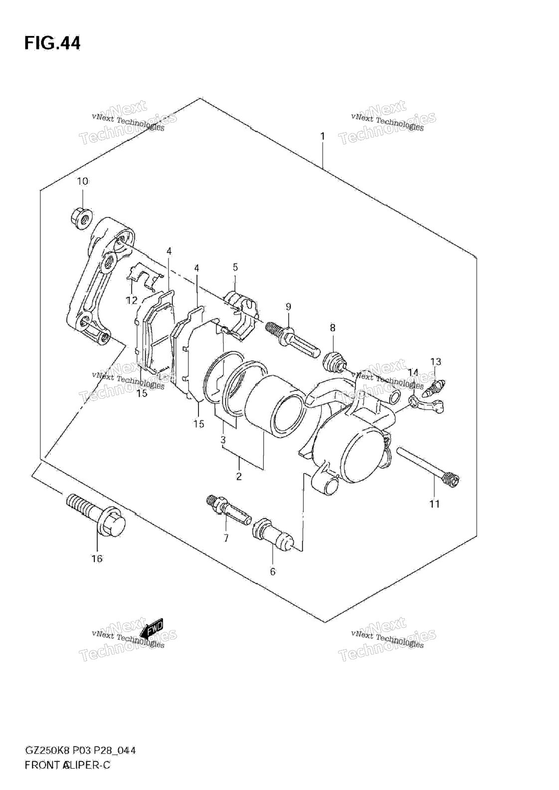 Нажмите для увеличения Front Caliper