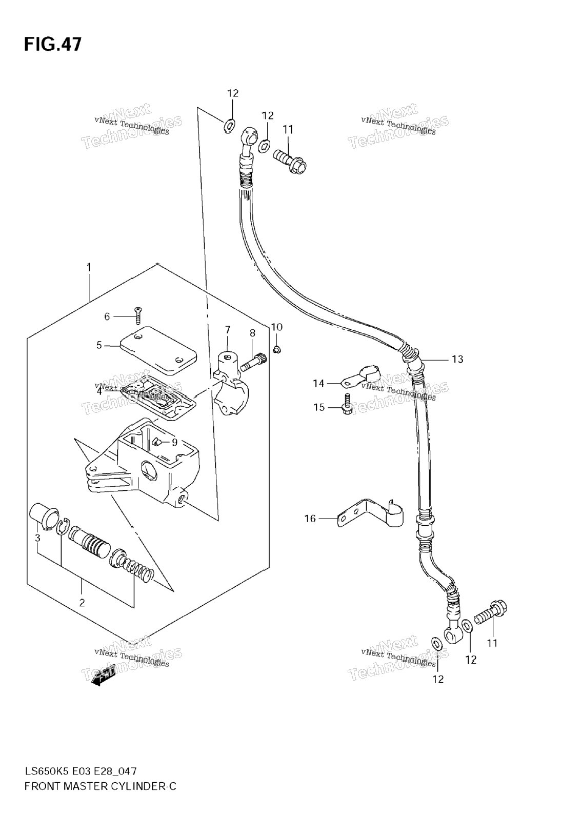 Front Master Cylinder