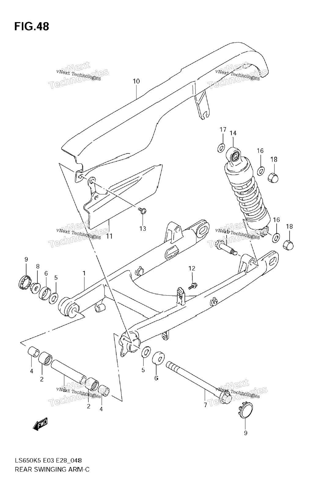 Rear Swinging Arm