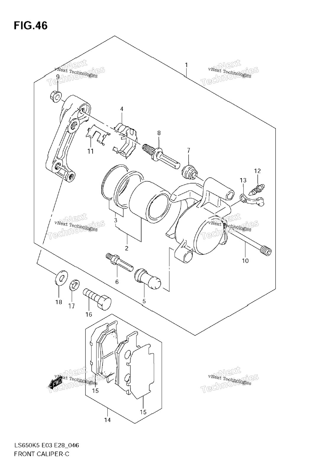 Нажмите для увеличения Front Caliper