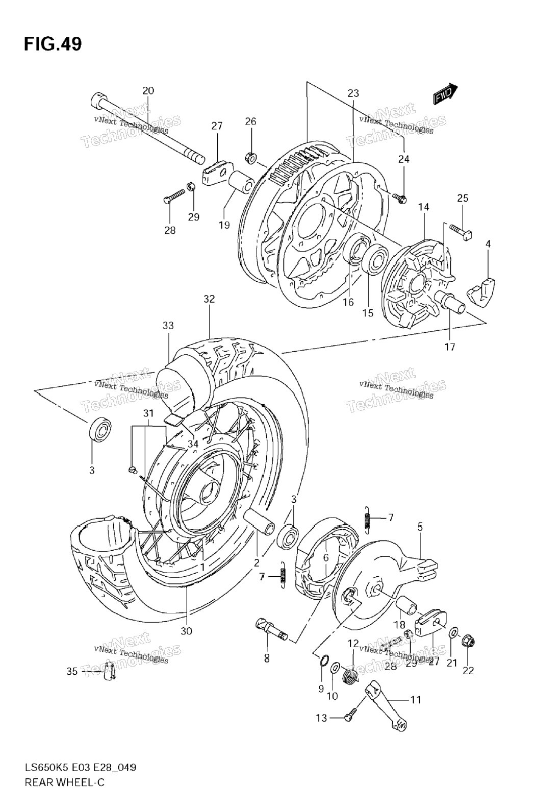 Нажмите для увеличения Rear Wheel