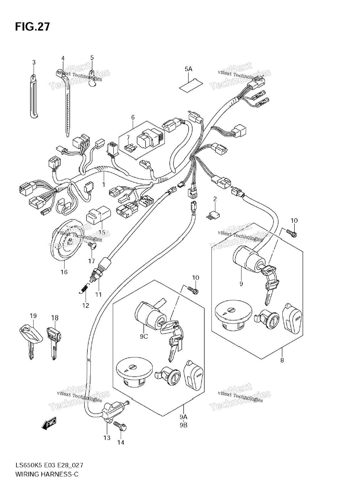 Нажмите для увеличения Wiring Harness