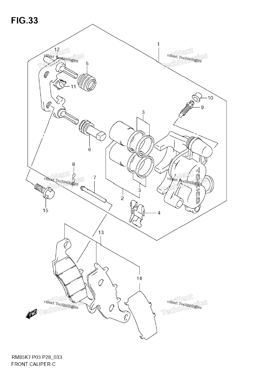 Front Caliper