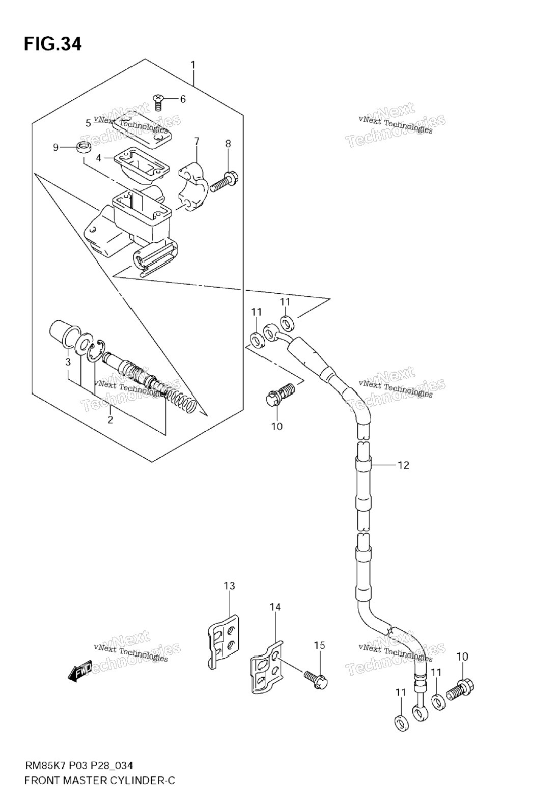 Front Master Cylinder