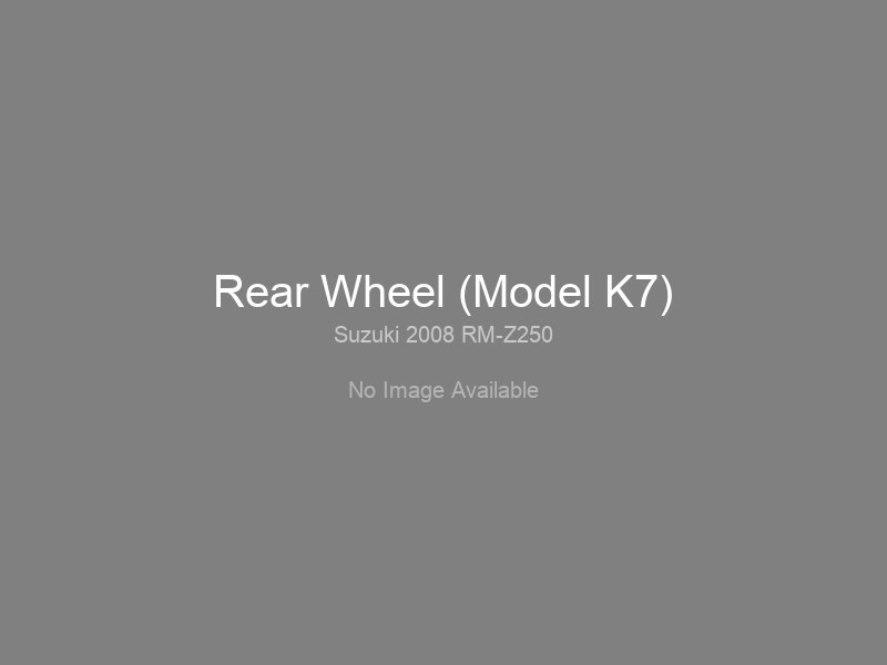 Rear Wheel (Model K7)