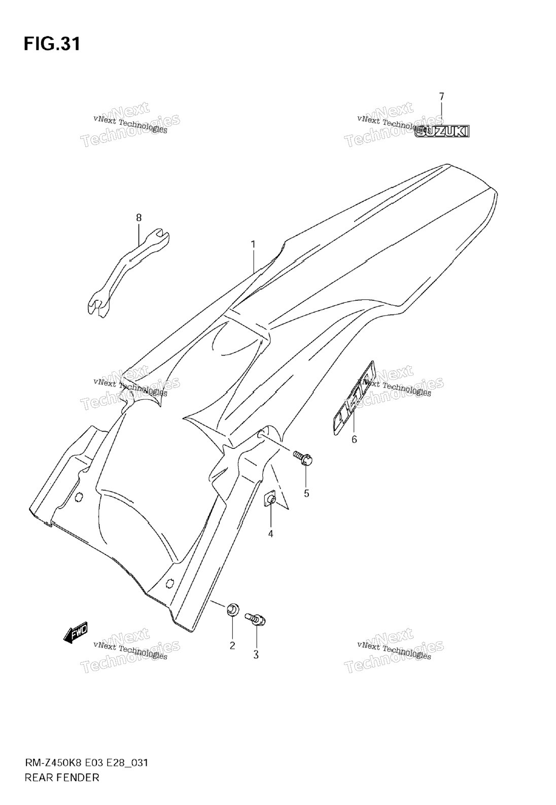 Rear Fender