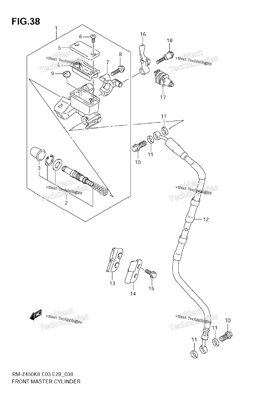 Front Master Cylinder