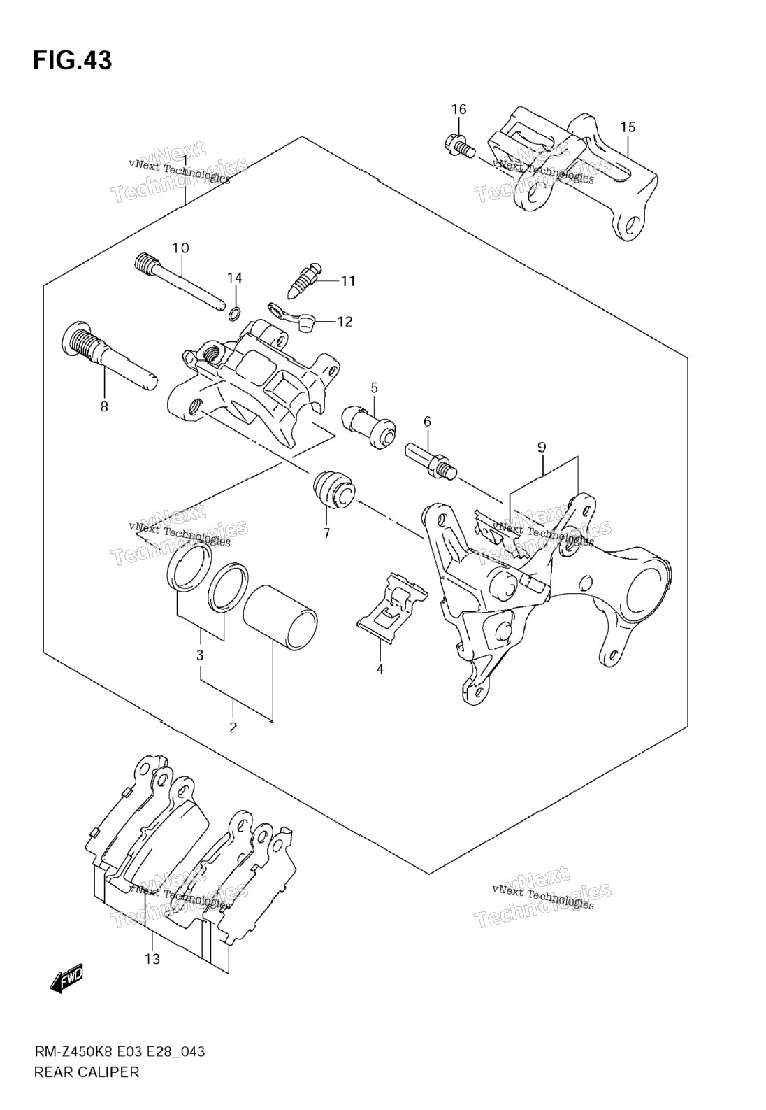 Rear Caliper