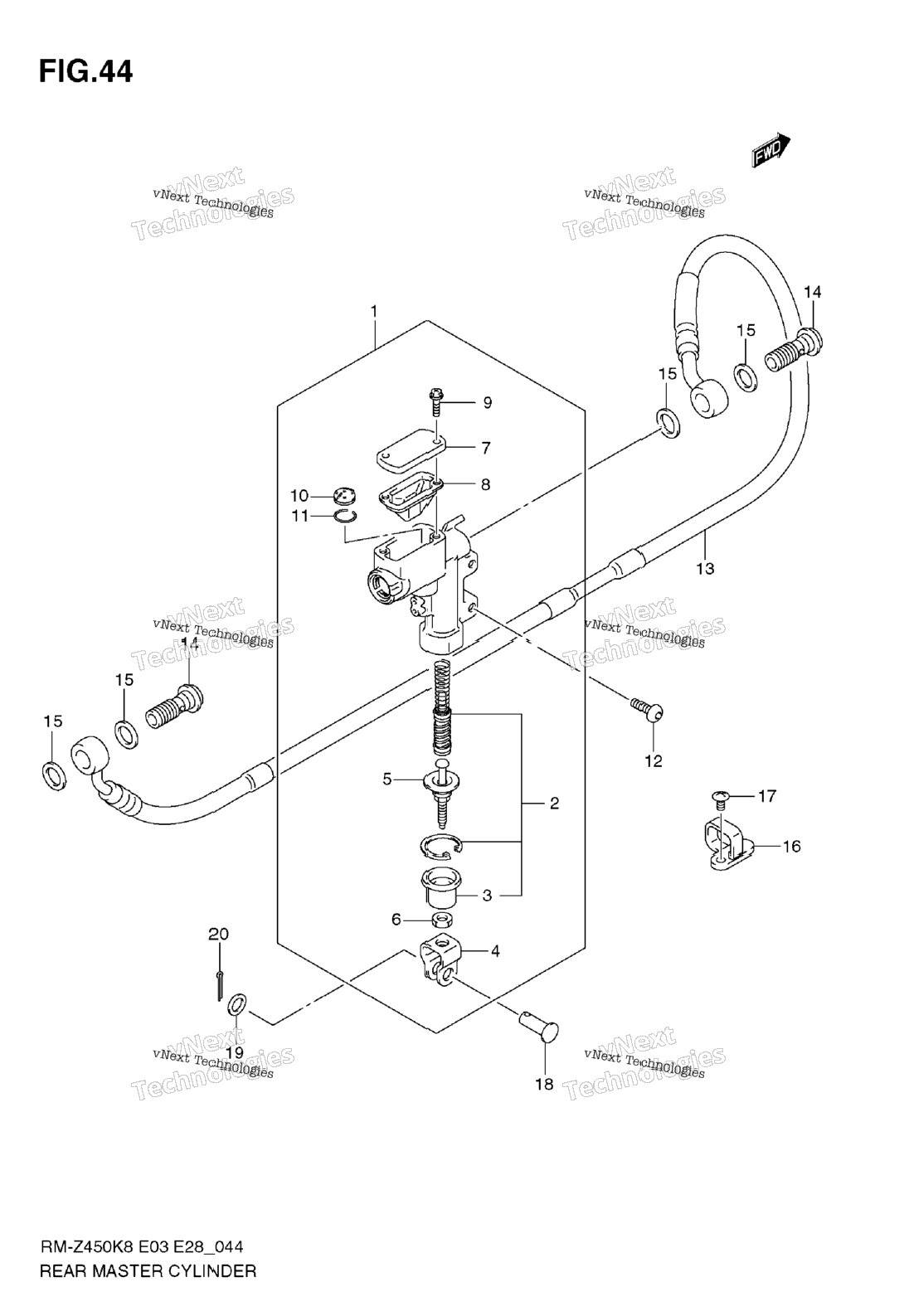 Rear Master Cylinder