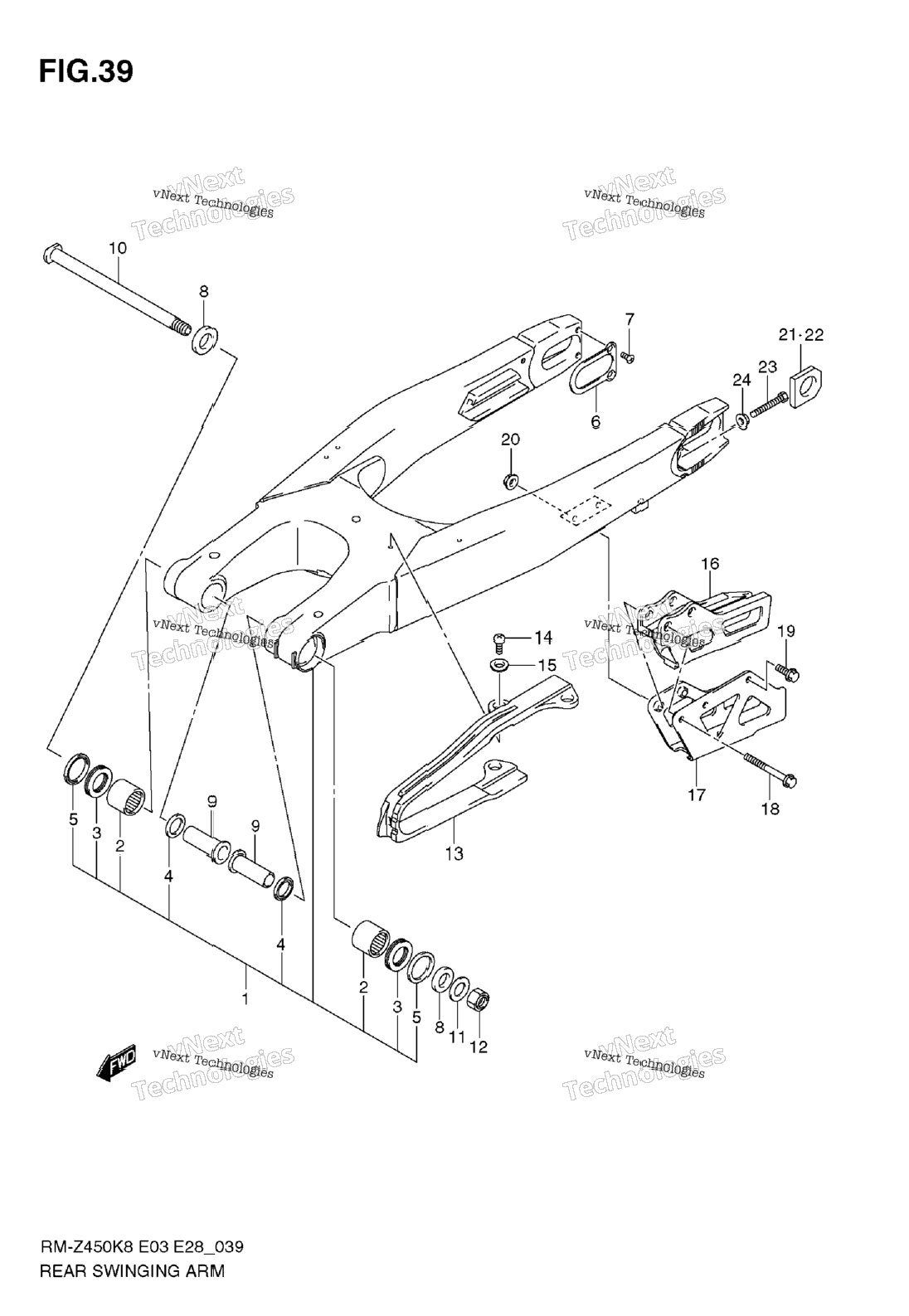 Rear Swinging Arm