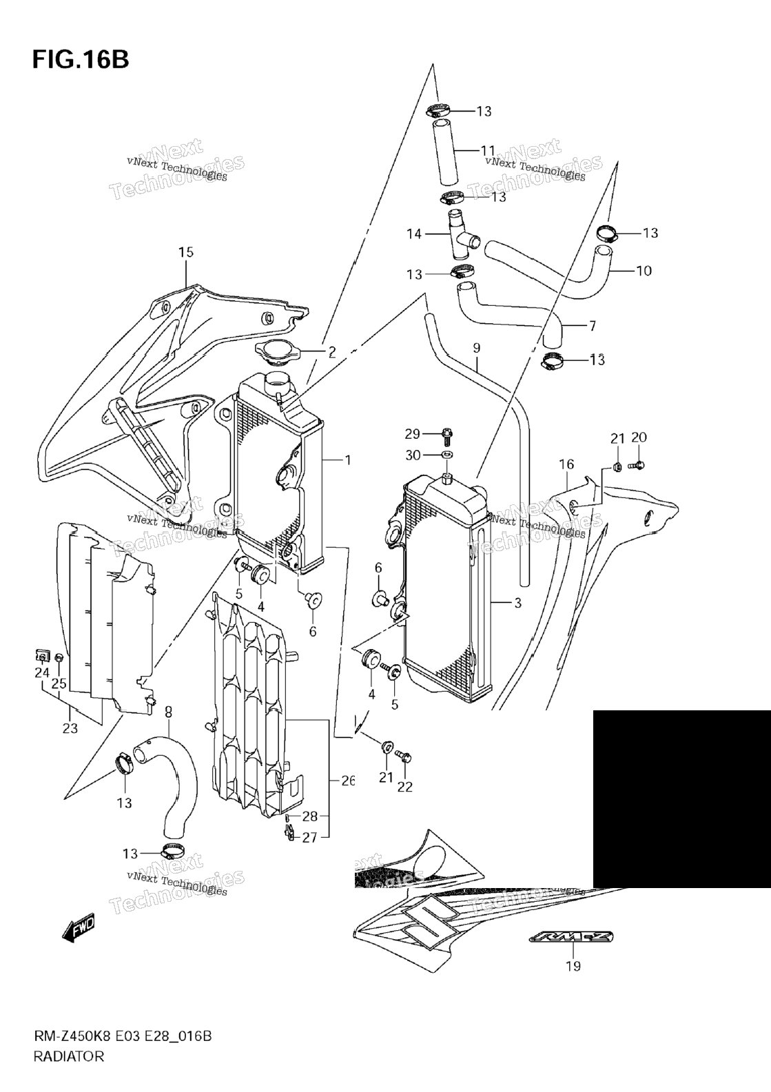 Radiator (Rm-Z450 L1)