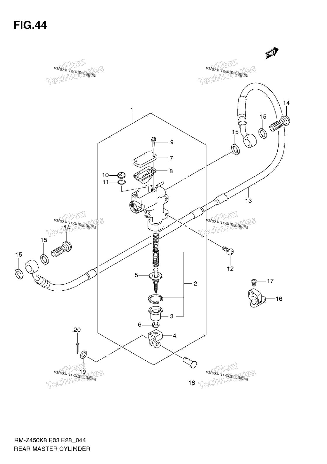 Rear Master Cylinder