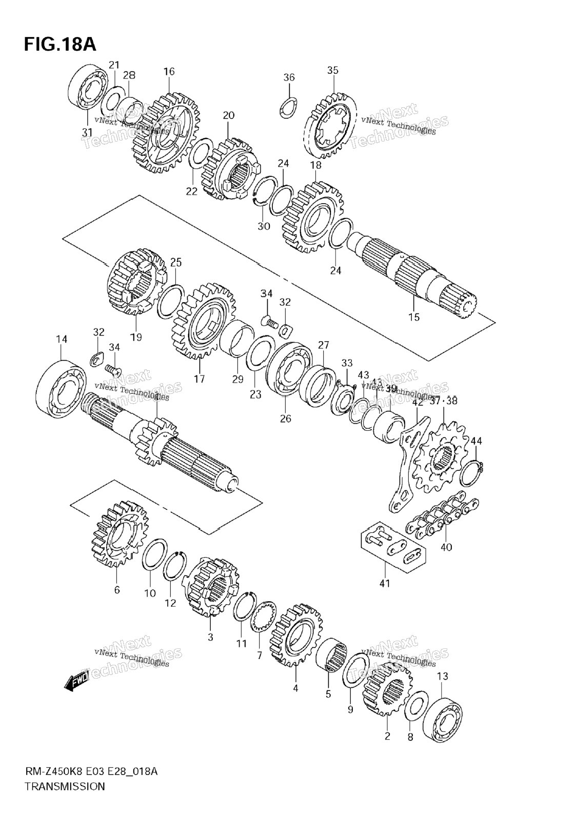 Transmission (Rm-Z450 L1)