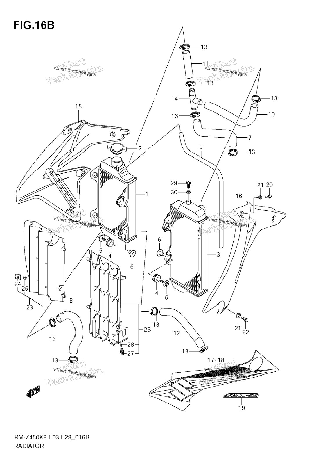 Radiator (Rm-Z450 L1)