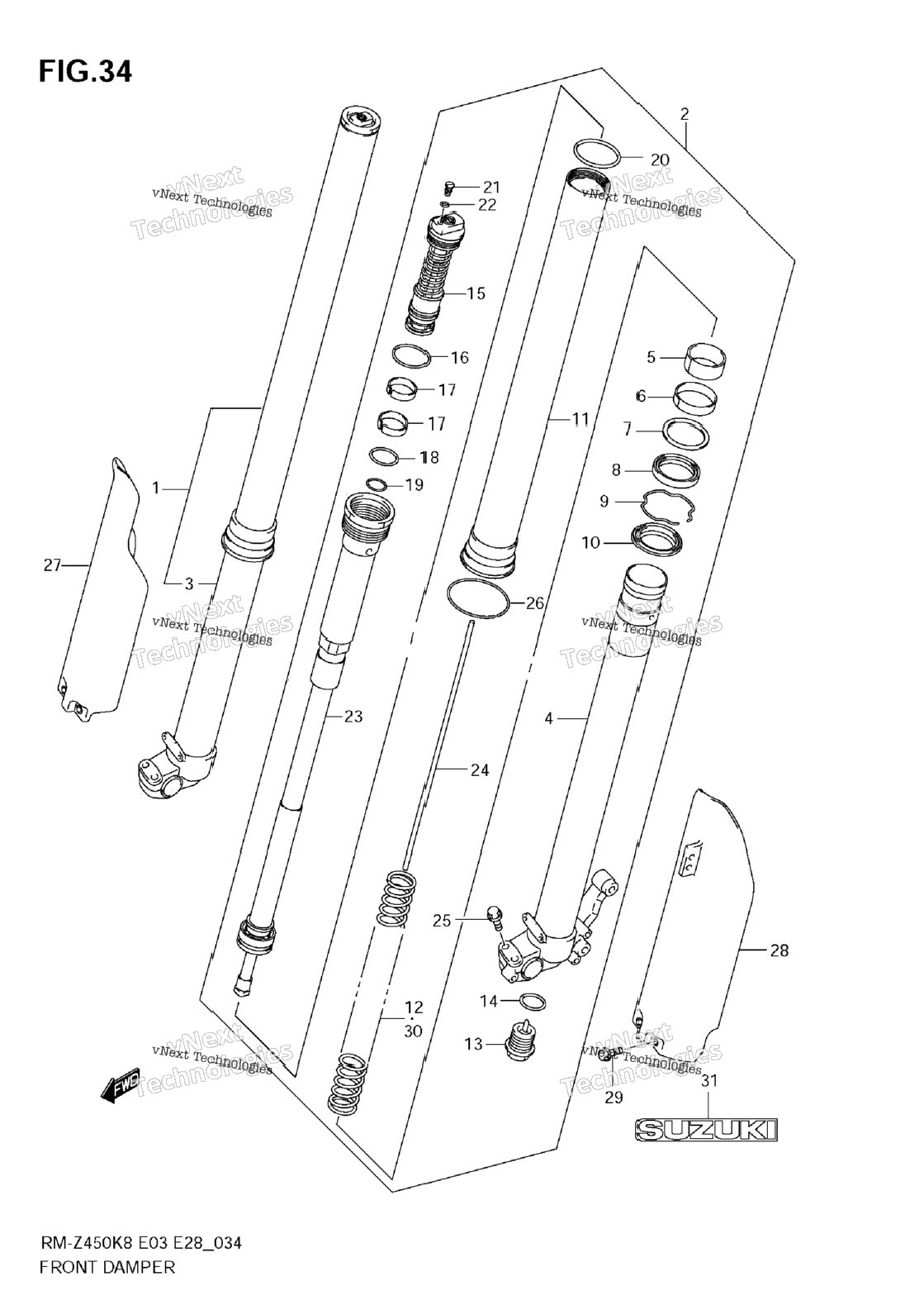 Нажмите для увеличения Front Damper