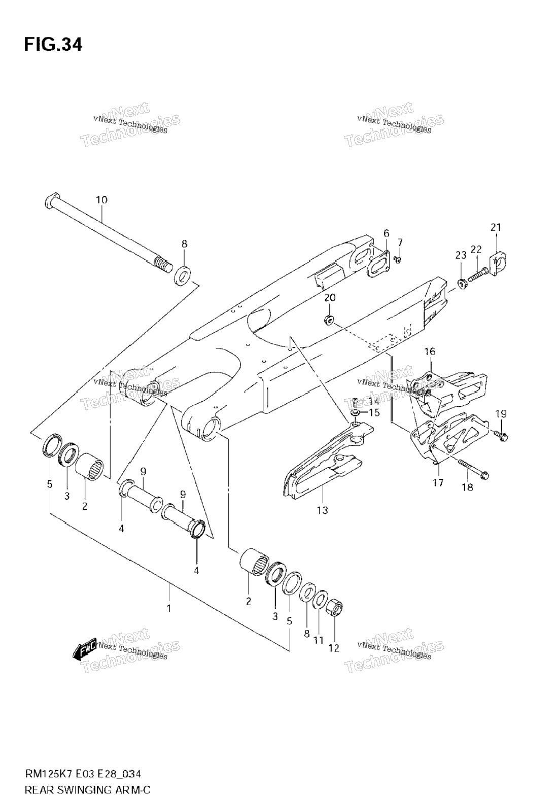 Rear Swinging Arm