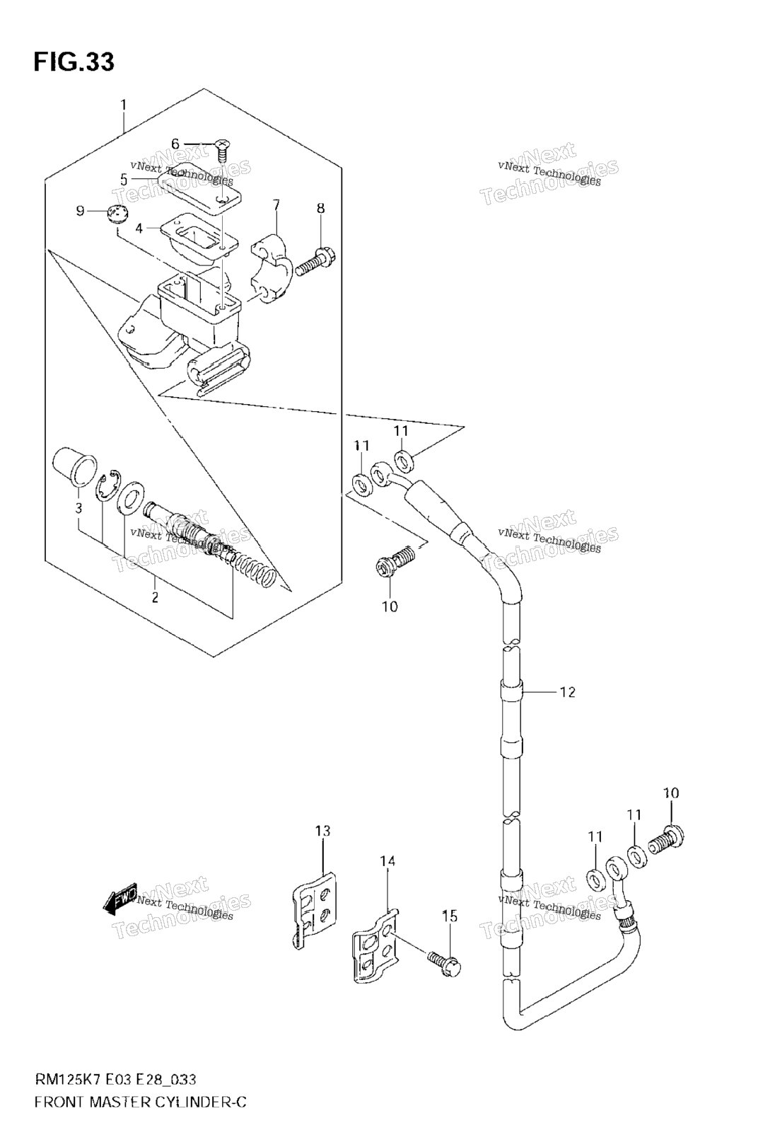 Front Master Cylinder