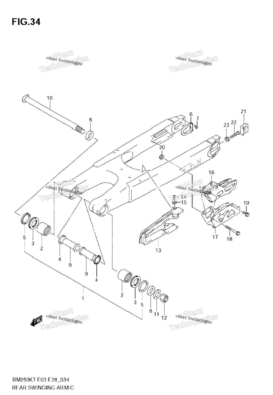 Rear Swinging Arm