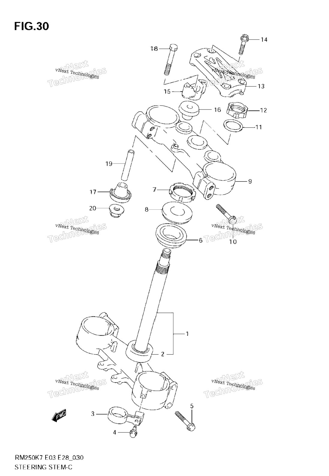 Нажмите для увеличения Steering Stem