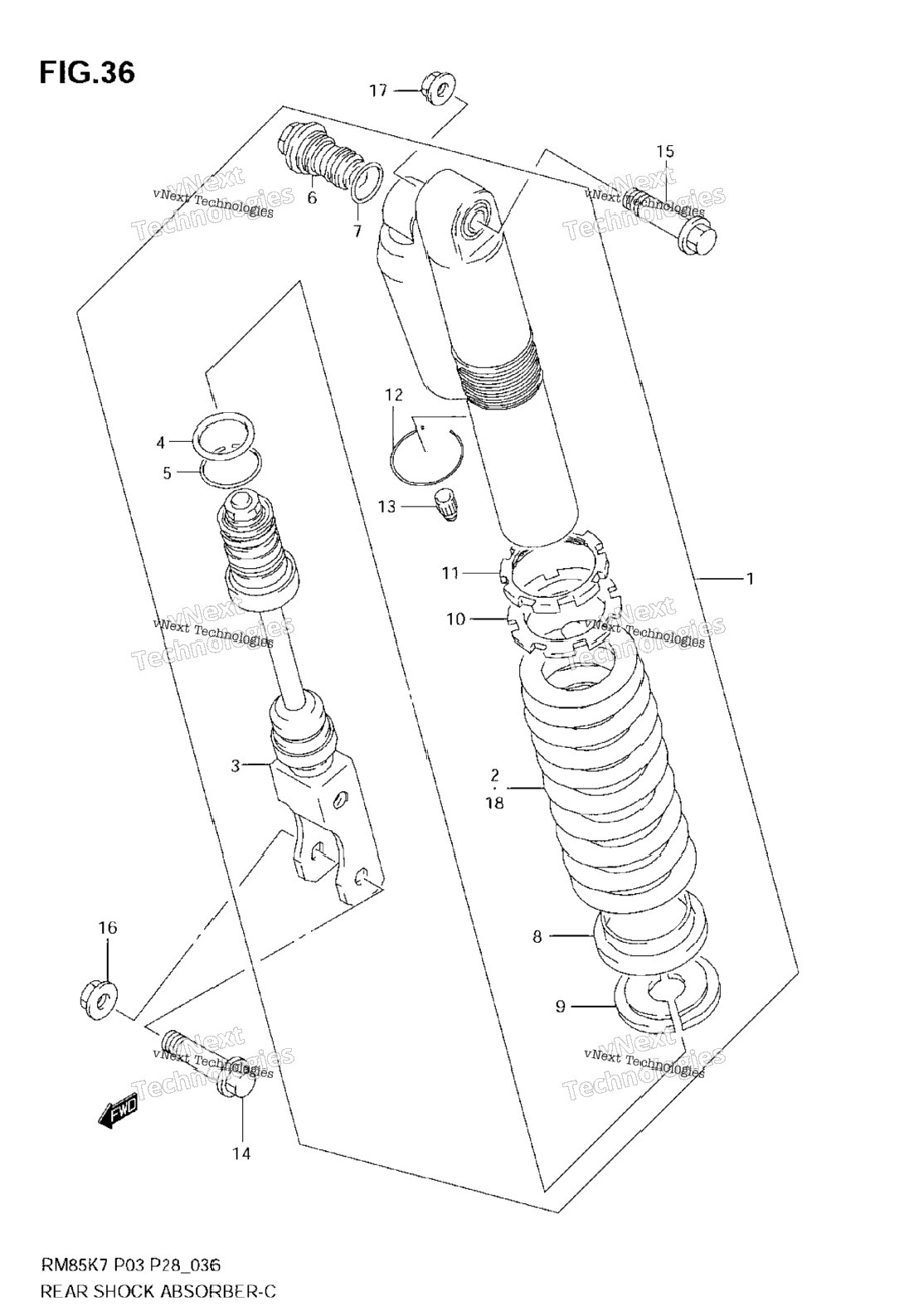 Rear Shock Absorber