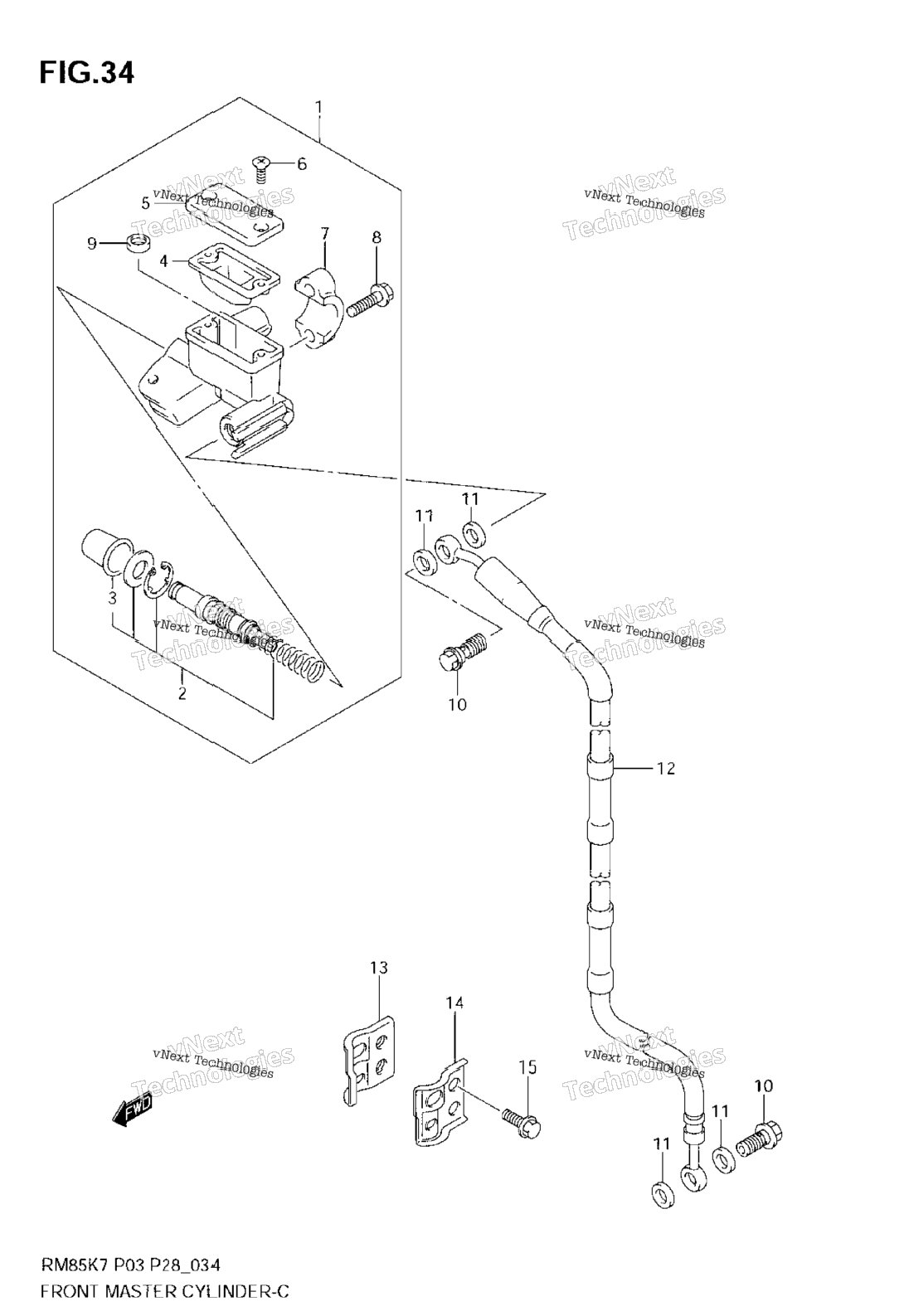 Front Master Cylinder