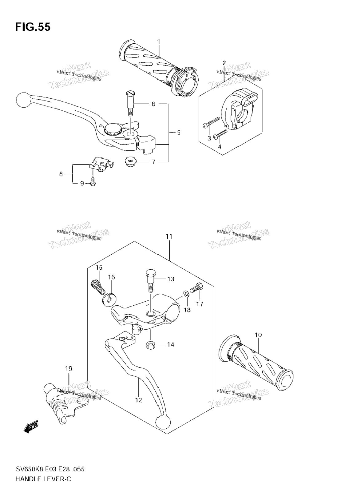 Нажмите для увеличения Handle Lever