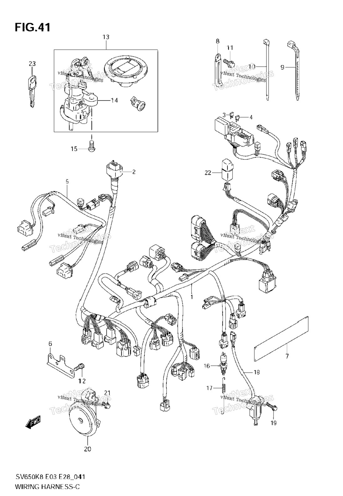 Wiring Harness (Sv650sk8)