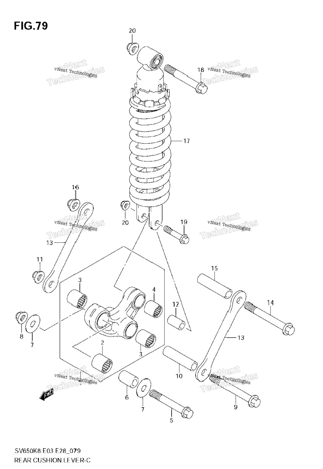 Rear Cushion Lever