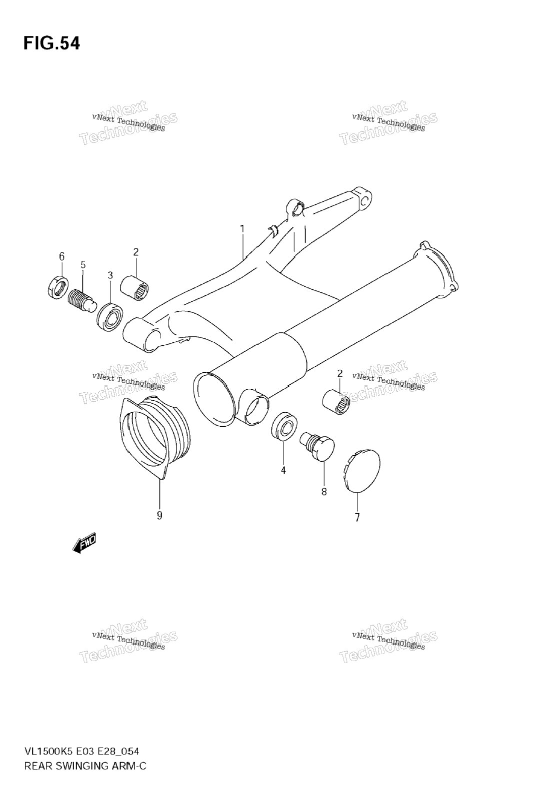Нажмите для увеличения Rear Swinging Arm