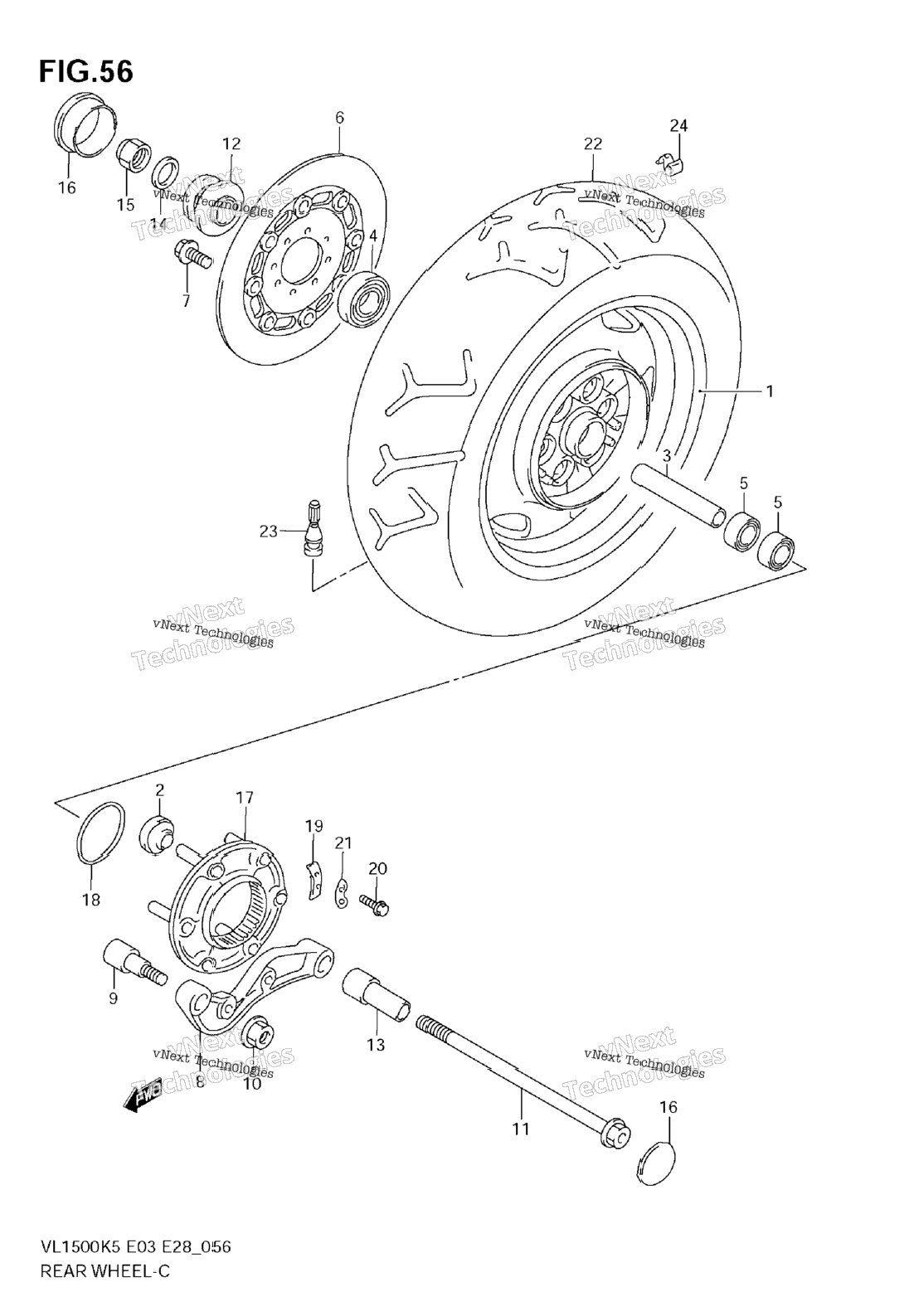 Нажмите для увеличения Rear Wheel