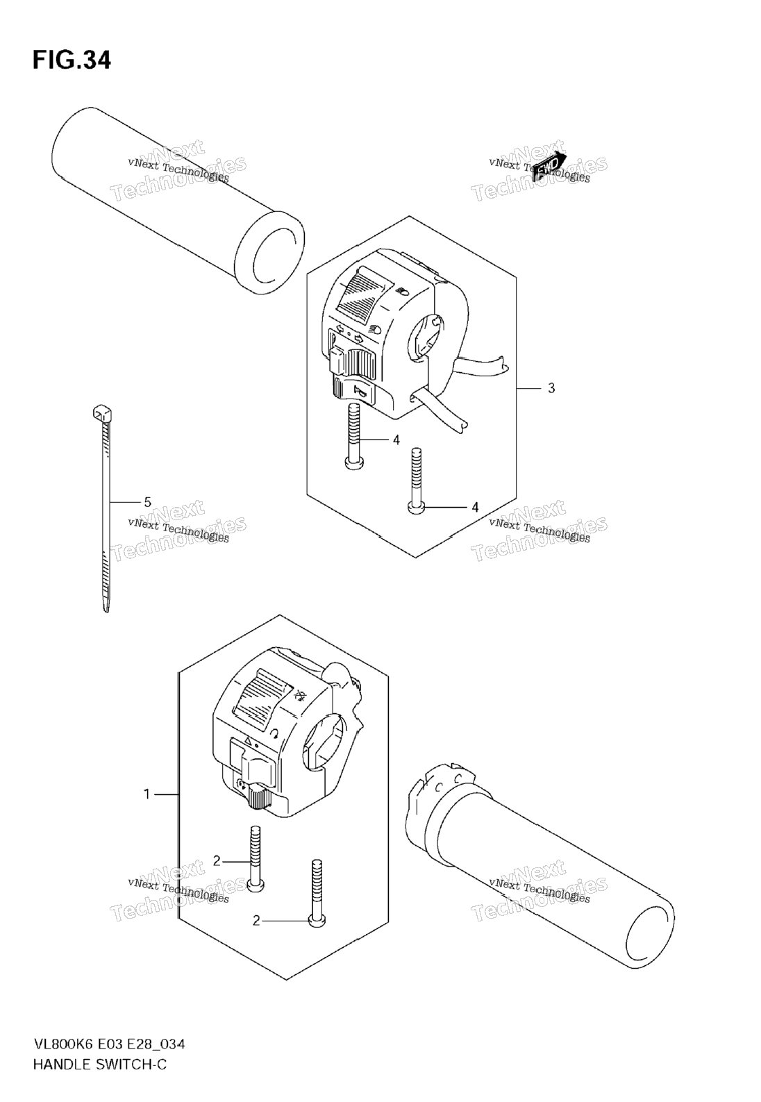 Handle Switch (Model K6)