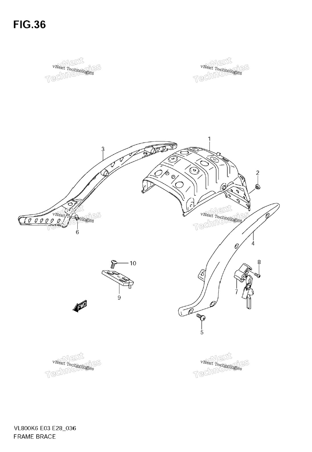 Нажмите для увеличения Frame Brace