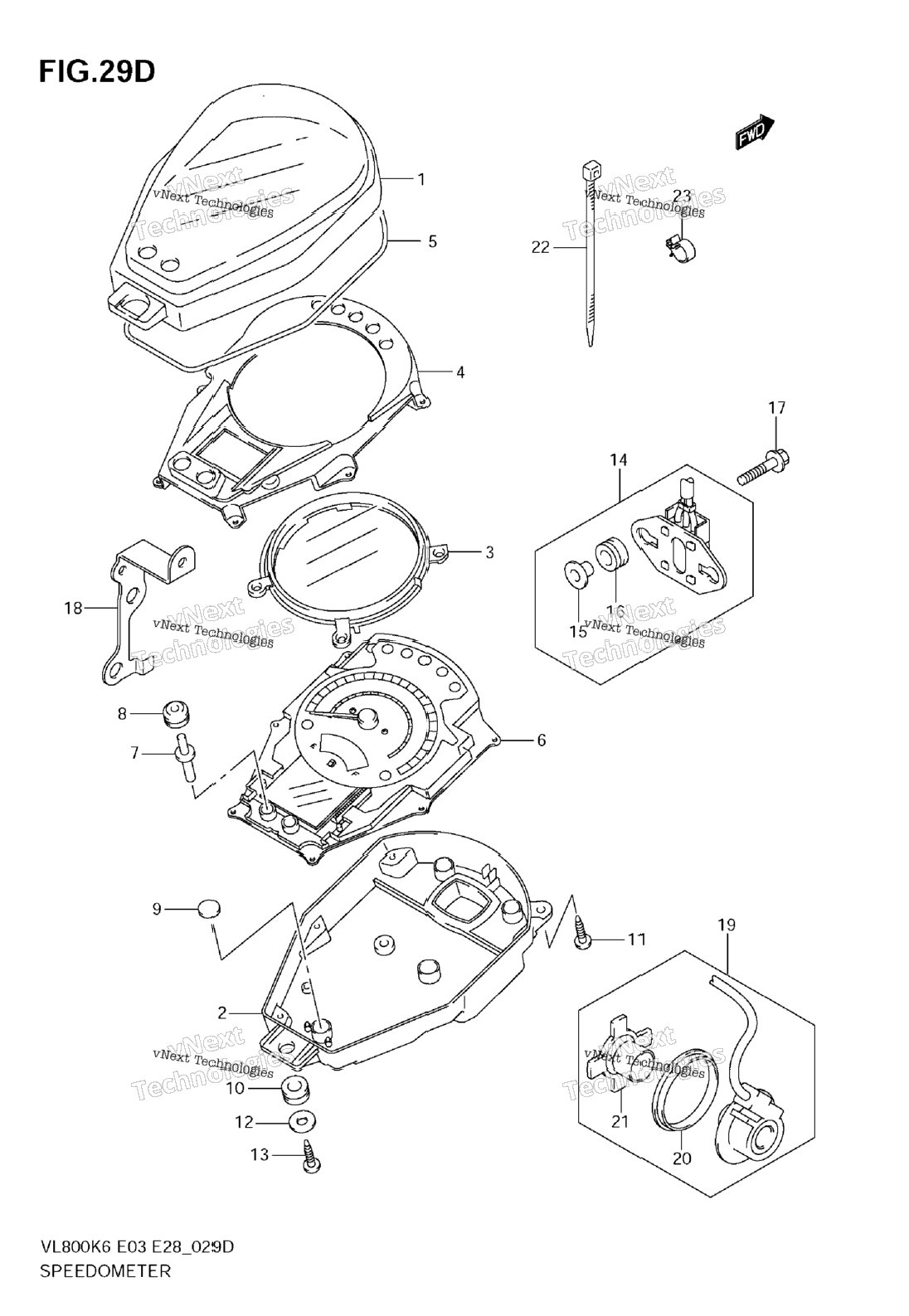 Speedometer (Vl800ck9)