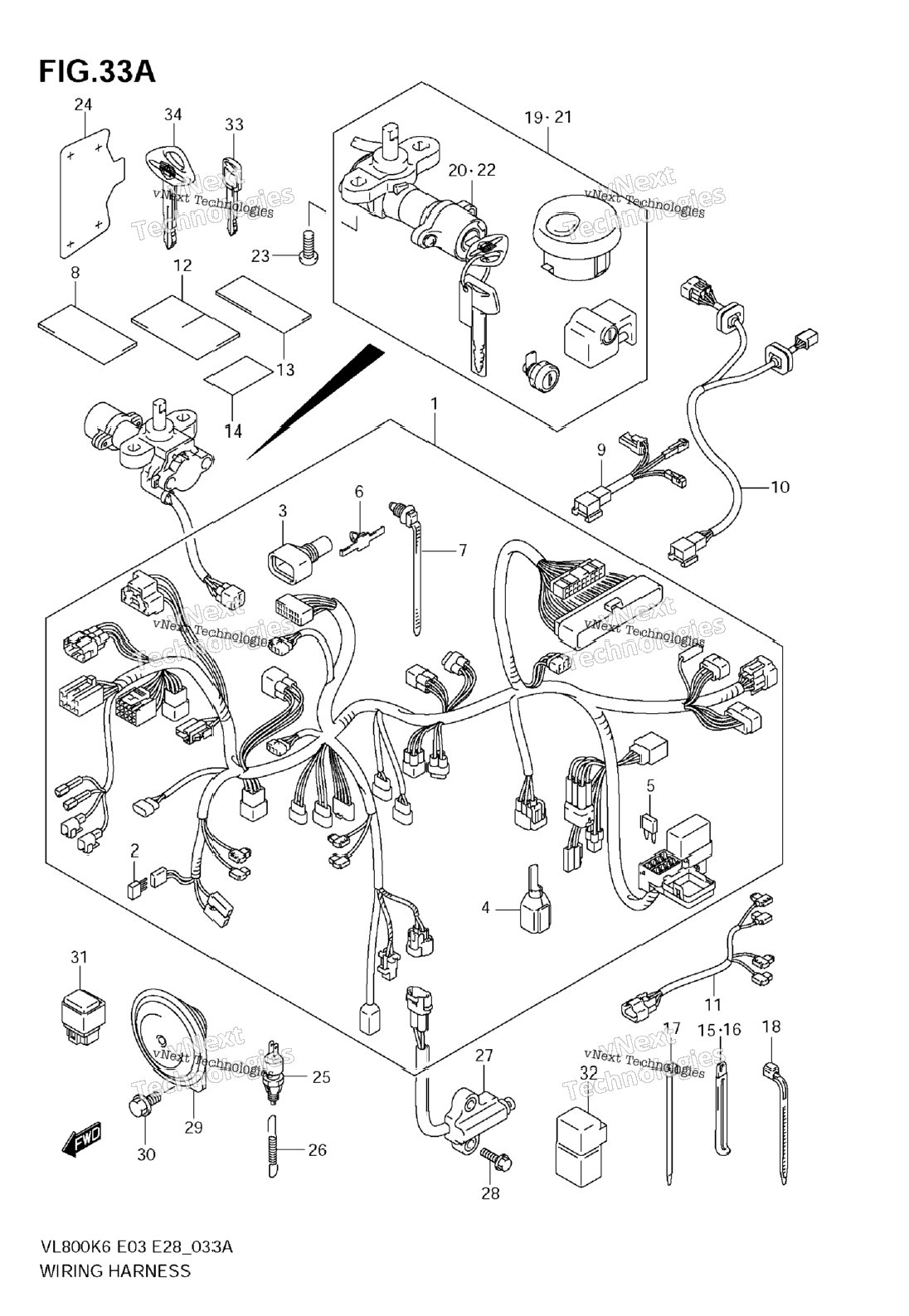 Wiring Harness (Model K9)