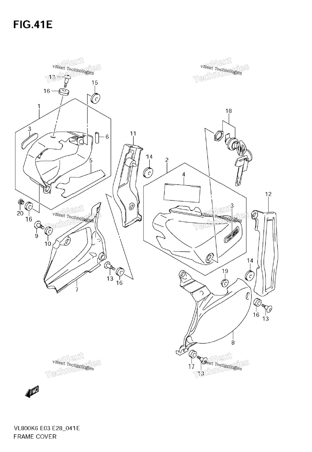 Нажмите для увеличения Frame Cover (Model K9)