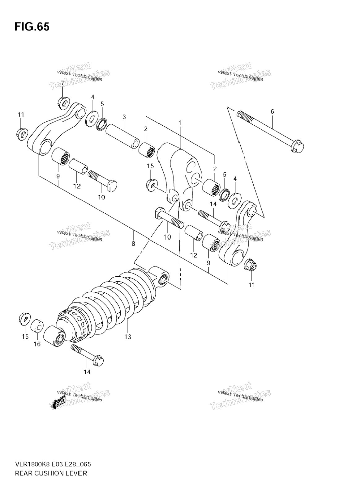 Rear Cushion Lever