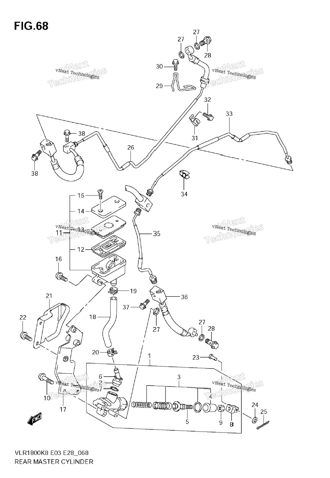 Rear Master Cylinder