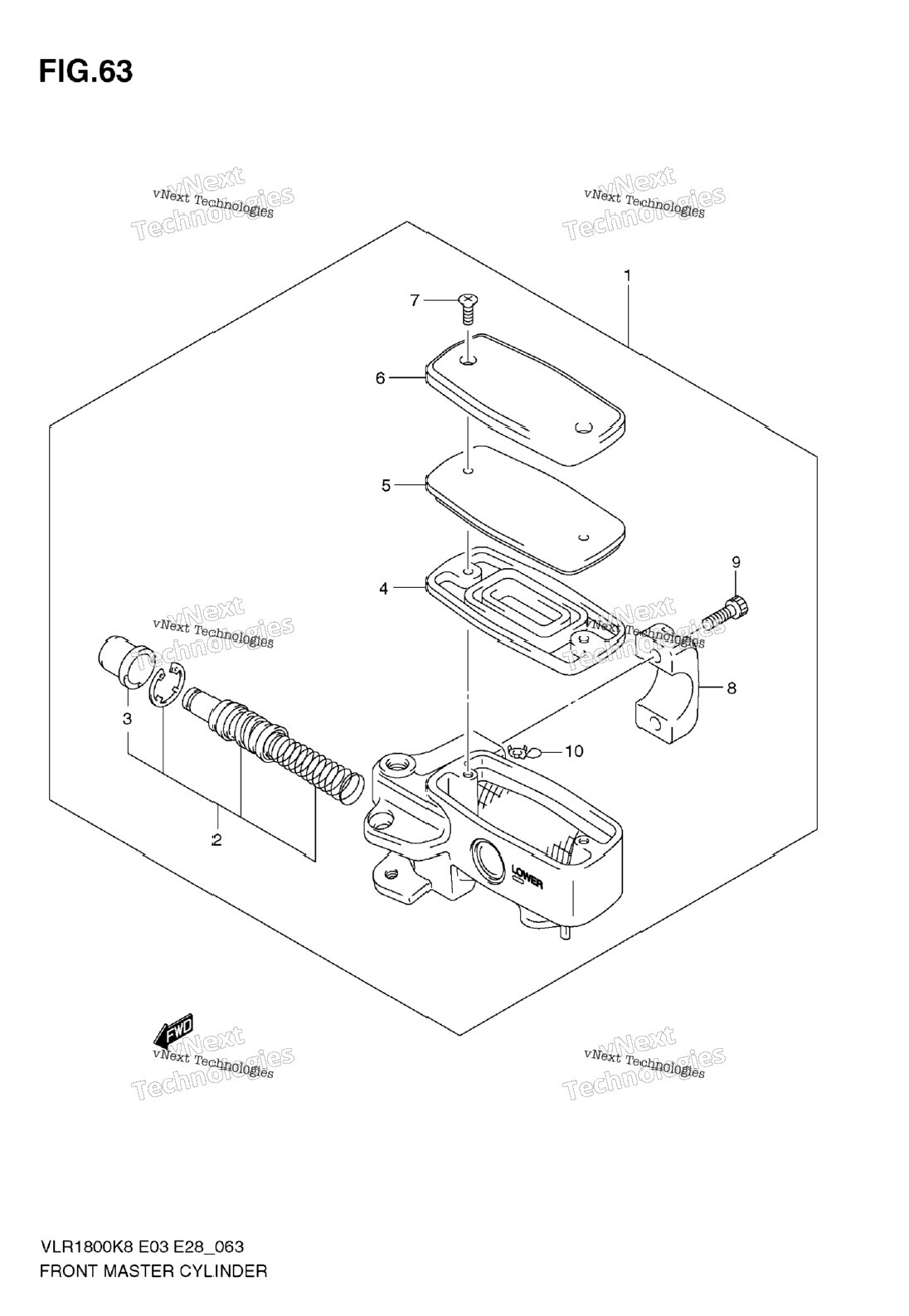 Front Master Cylinder