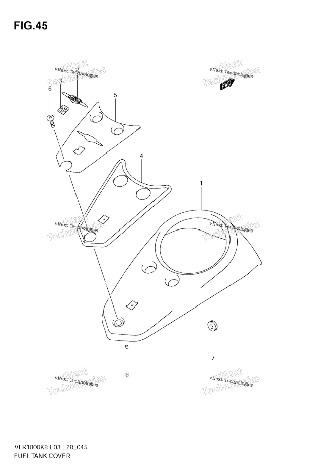 Нажмите для увеличения Fuel Tank Cover