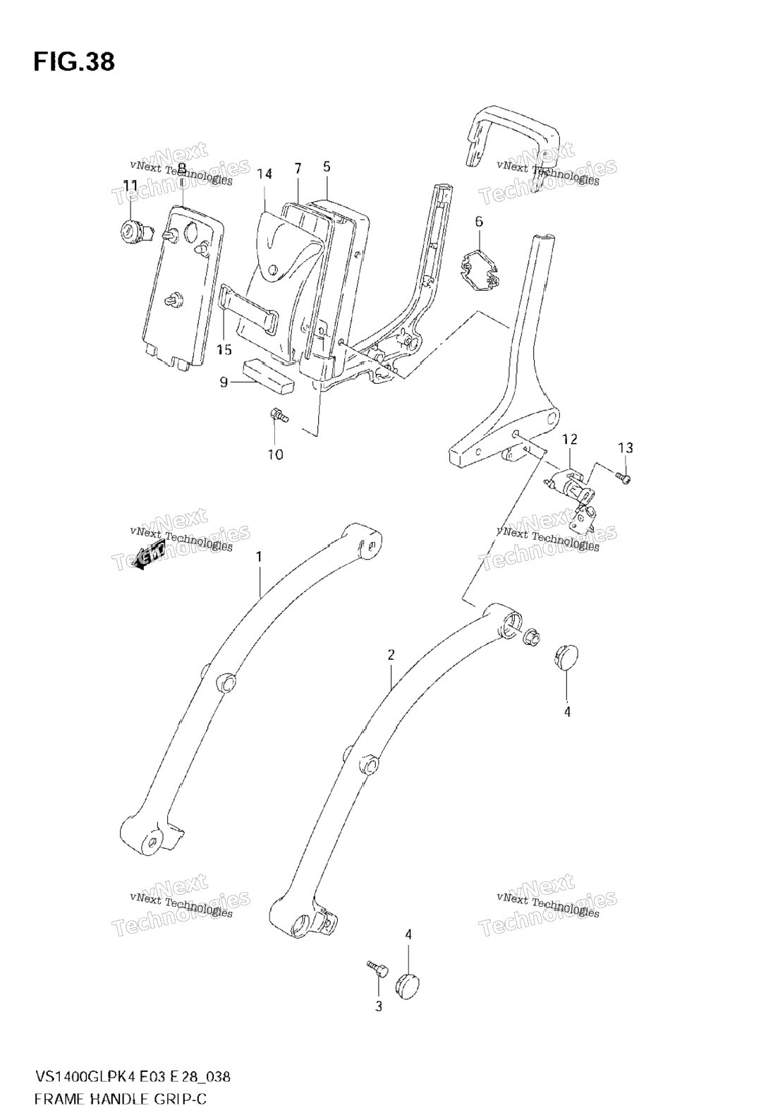 Frame Handle Grip (Model K4)