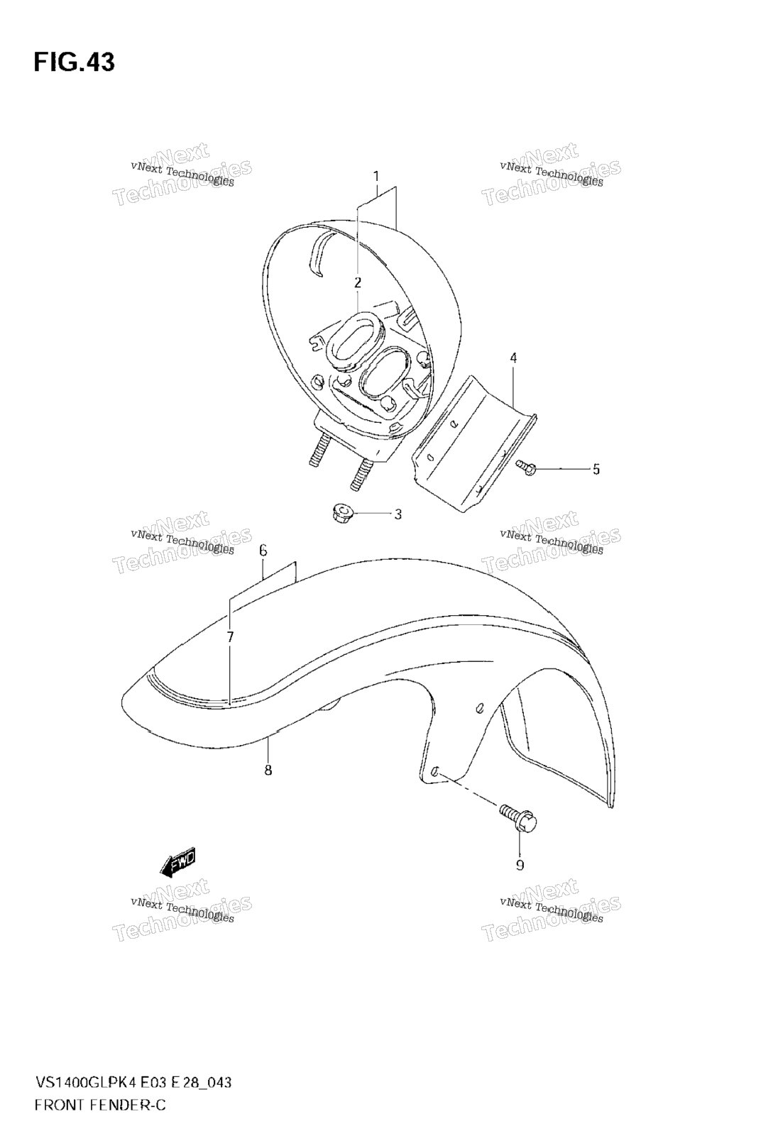 Нажмите для увеличения Front Fender
