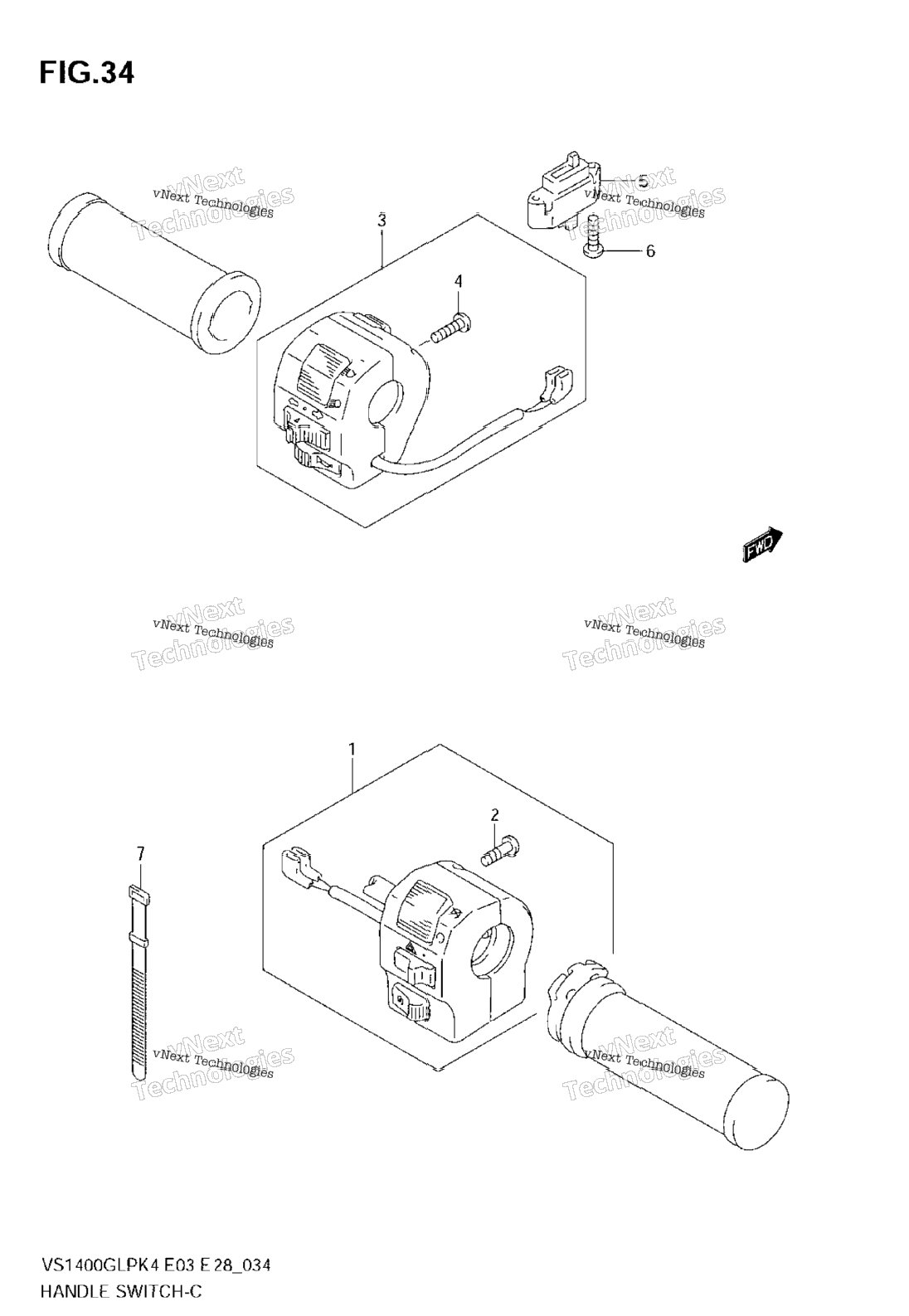Handle Switch (Vs1400glpk4)