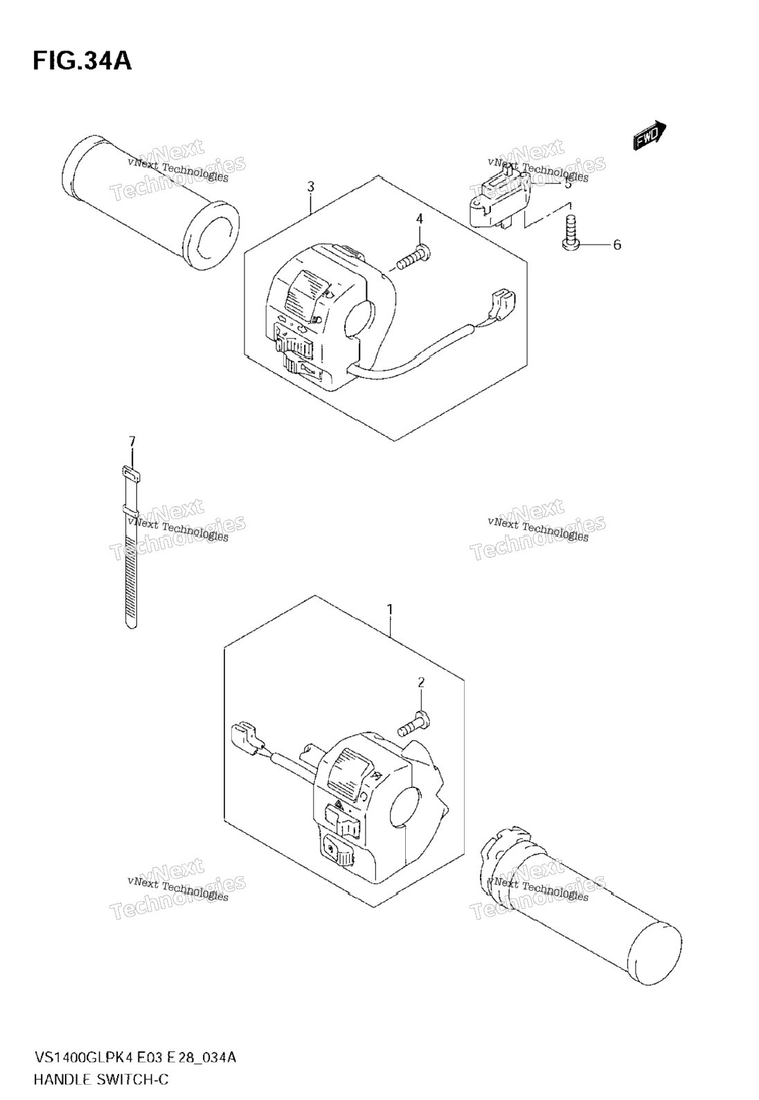Handle Switch (Vs1400k5)