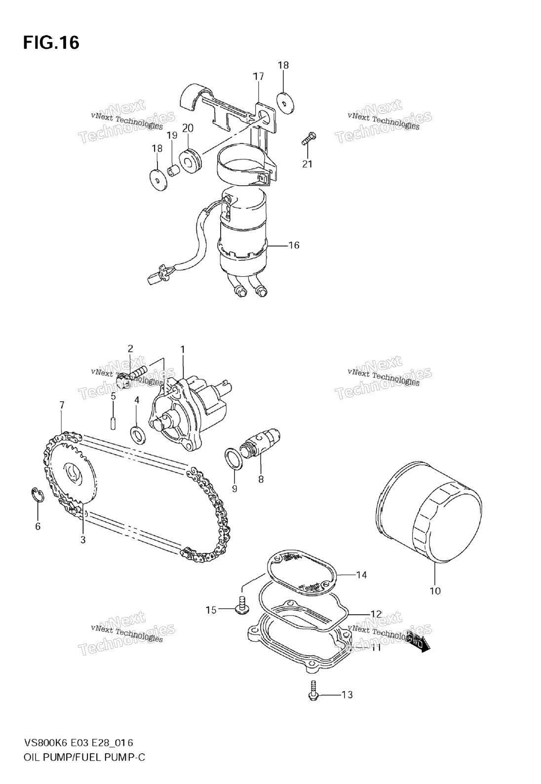Oil Pump - Fuel Pump