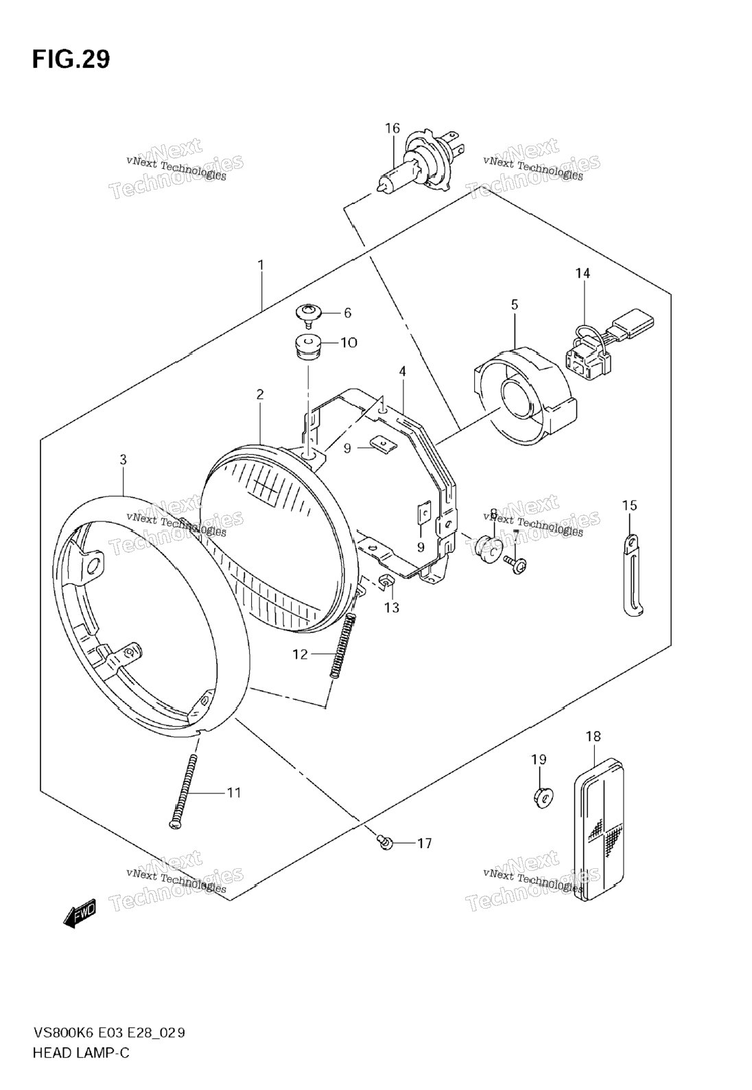 Нажмите для увеличения Headlamp