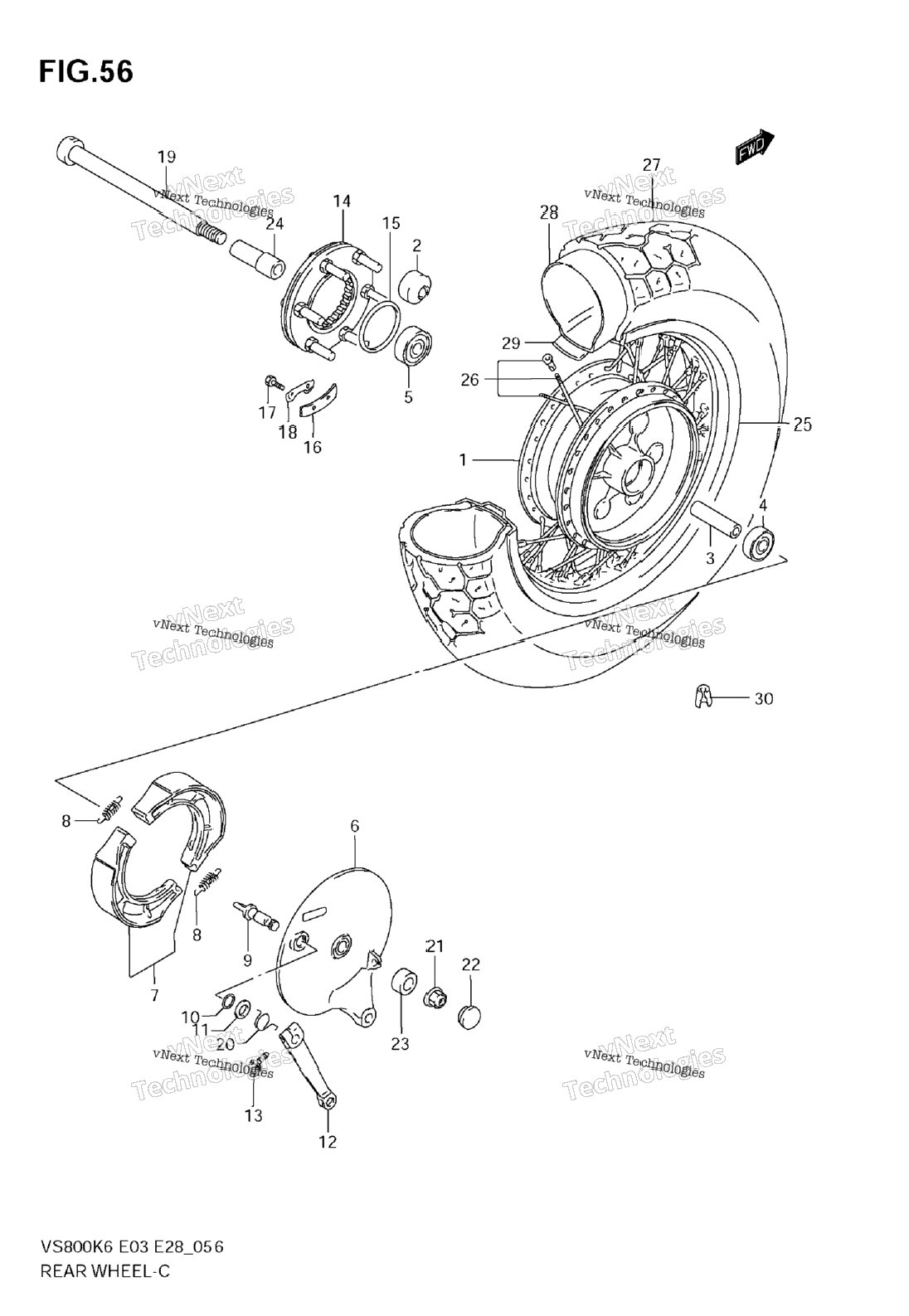 Нажмите для увеличения Rear Wheel