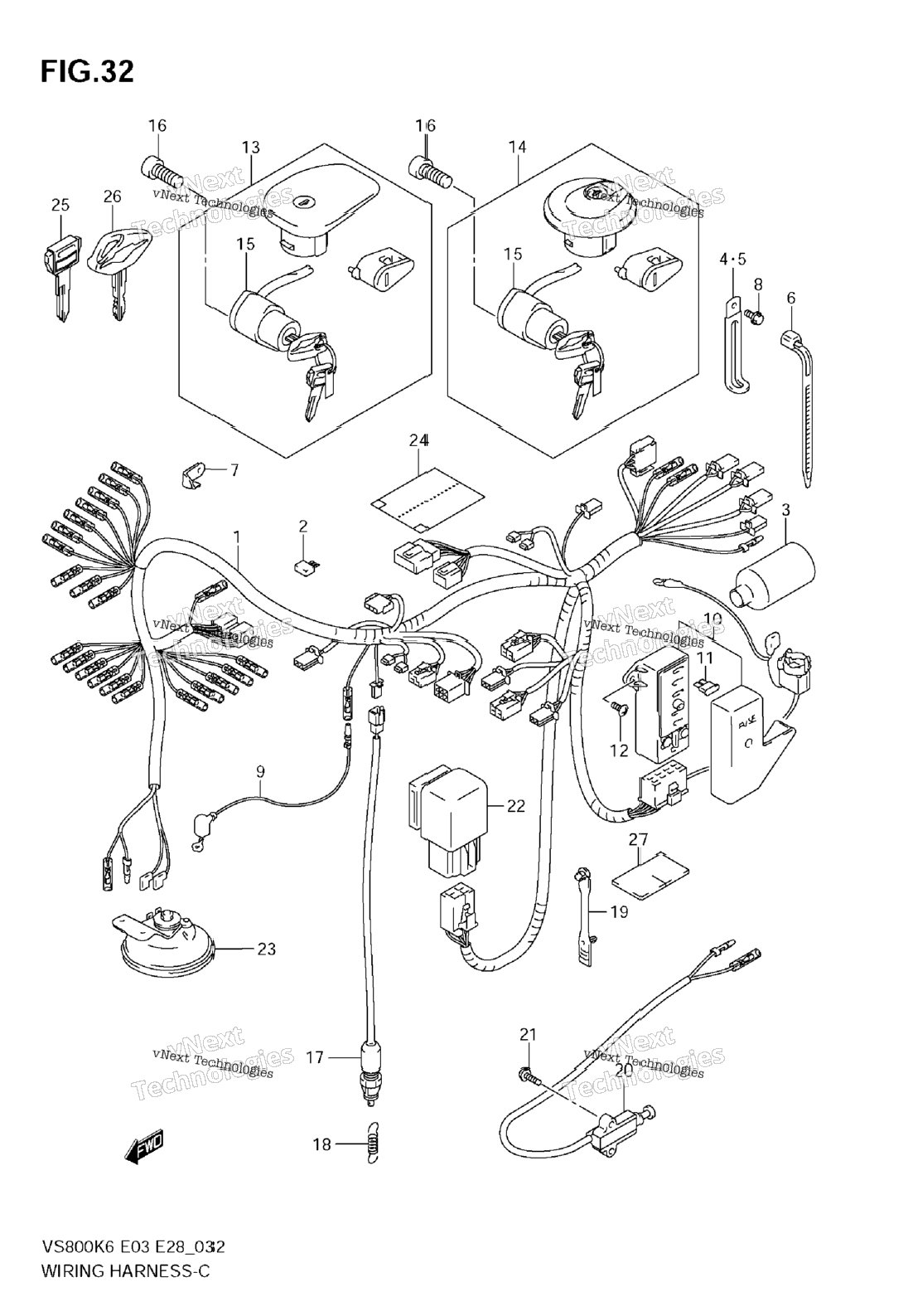 Нажмите для увеличения Wiring Harness